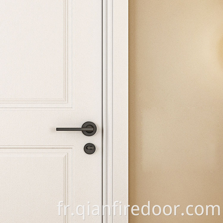 Nouvelles portes sculptées islamique français blanc design d'intérieur en bois porte narra 100% bois massif